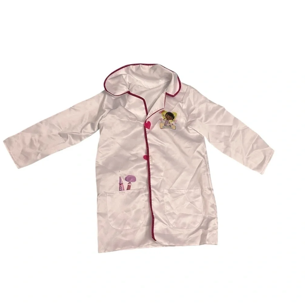Disney White and Pink Kids Pajama Robe